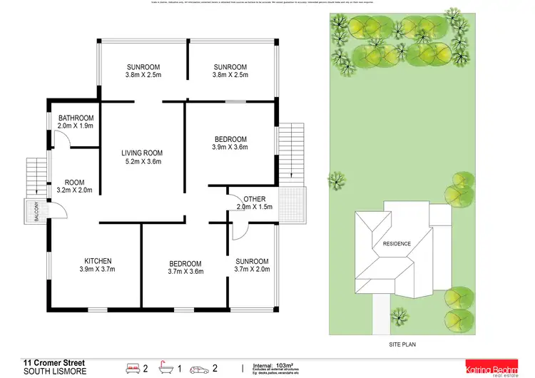 Floorplan of Homely house listing, 11 Cromer Street, South Lismore NSW 2480