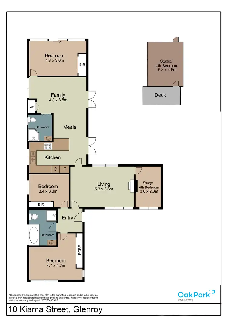 Floorplan of Homely house listing, 10 Kiama Street, Glenroy VIC 3046