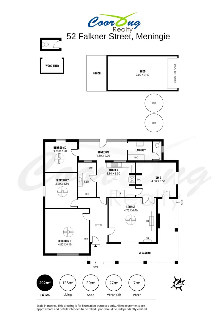 Floorplan of Homely house listing, 52 Falkner Street, Meningie SA 5264