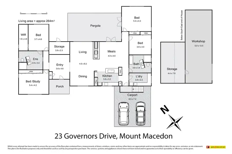 Floorplan of Homely house listing, 23 Governors Drive, Mount Macedon VIC 3441