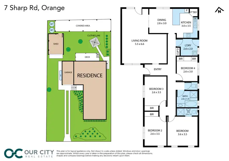 Floorplan of Homely house listing, 7 Sharp Road, Orange NSW 2800