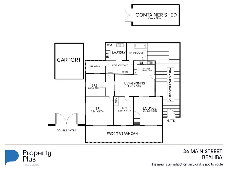 Floorplan of Homely house listing, 36 Main Street, Bealiba VIC 3475