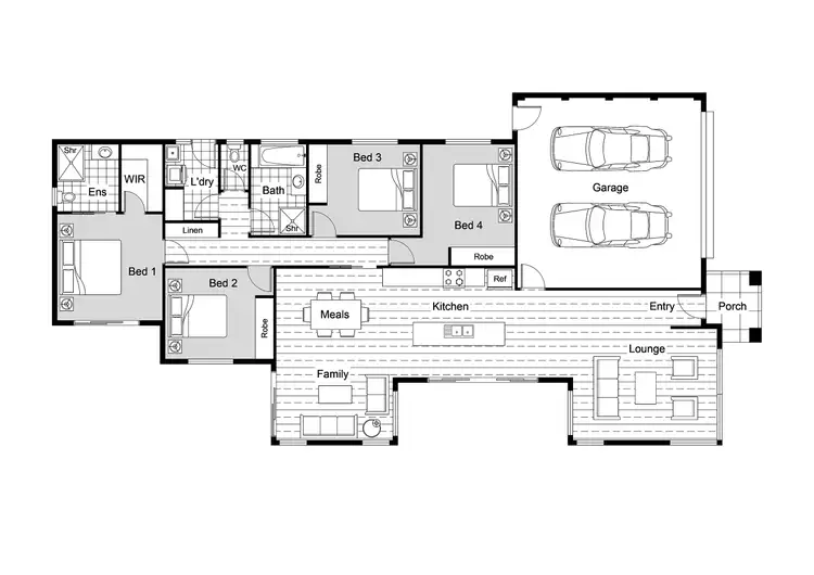 Floorplan of Homely house listing, 24 CASILDA STREET, Harrison ACT 2914