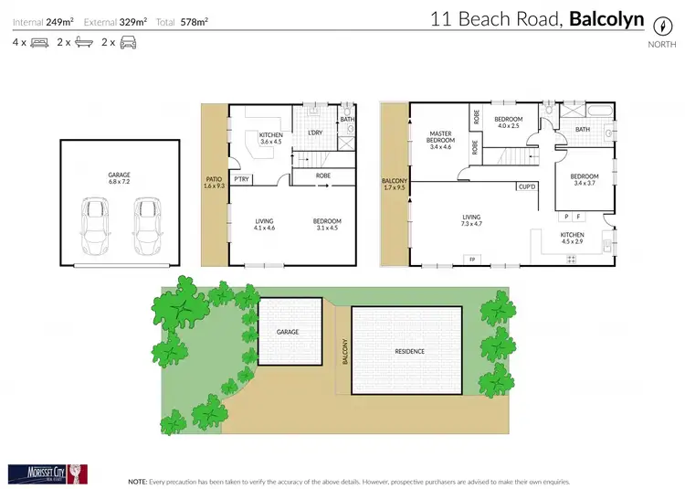 Floorplan of Homely house listing, 11 Beach Road, Balcolyn NSW 2264