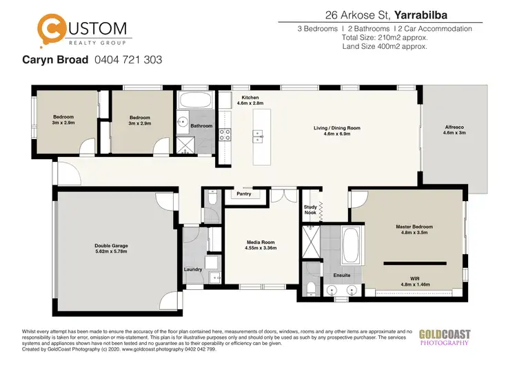 Floorplan of Homely house listing, 26 ARKOSE STREET, Yarrabilba QLD 4207
