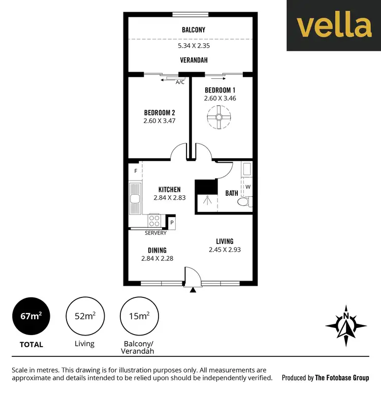 Floorplan of Homely apartment listing, 27/2 Saint Bernards Road, Magill SA 5072