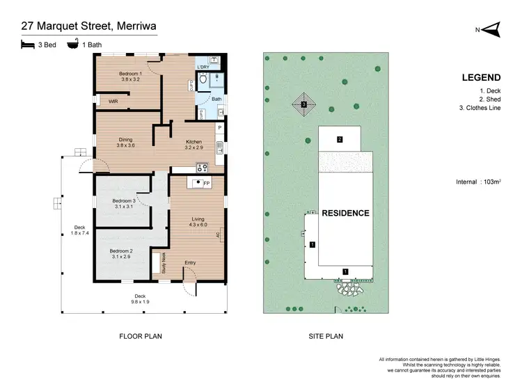 Floorplan of Homely house listing, 27 Marquet Street, Merriwa NSW 2329
