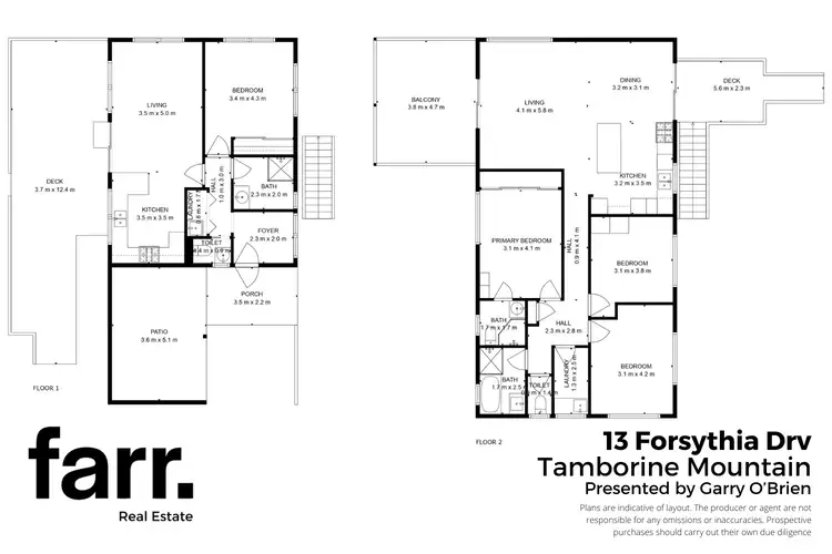 Floorplan of Homely house listing, 13 Forsythia Drive, Tamborine Mountain QLD 4272