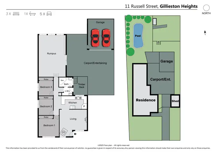 Floorplan of Homely house listing, 11 Russell Street, Gillieston Heights NSW 2321
