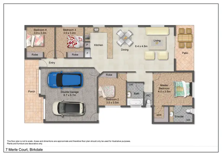 Floorplan of Homely house listing, 7 Merle Court, Birkdale QLD 4159