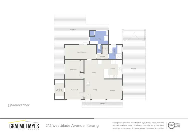 Floorplan of Homely house listing, 212 Westblade Avenue, Kerang VIC 3579