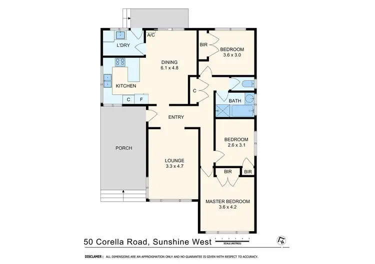 Floorplan of Homely house listing, 50 Corella Road, Sunshine West VIC 3020