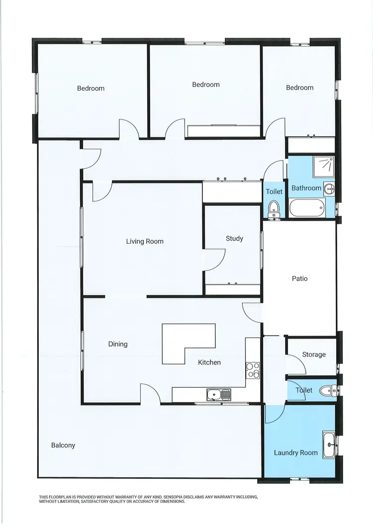 Floorplan of Homely house listing, 23 QUEEN ELIZABETH DRIVE, Tallangatta VIC 3700