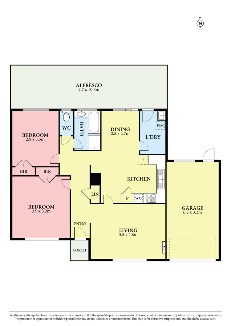 Floorplan of Homely unit listing, 3/14 Kinlora Avenue, Epping VIC 3076