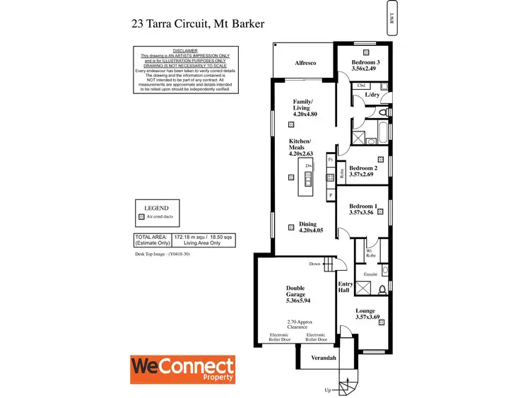 Floorplan of Homely house listing, 23 Tarra Circuit, Mount Barker SA 5251
