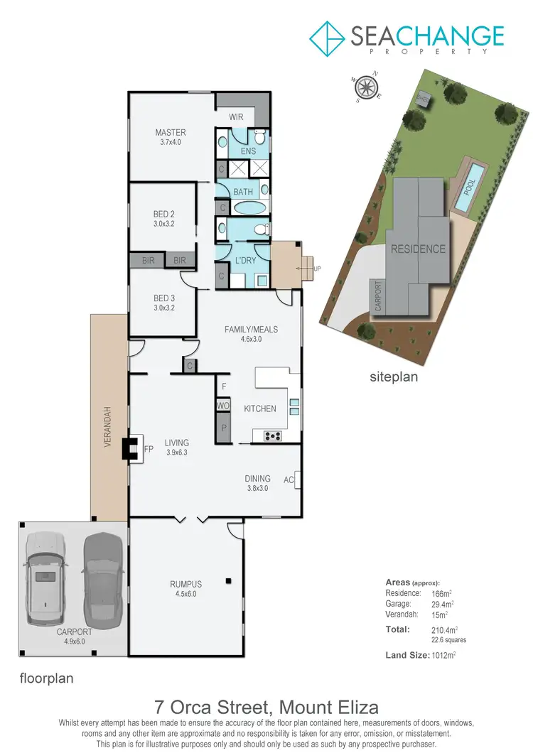 Floorplan of Homely house listing, 7 Orca Street, Mount Eliza VIC 3930