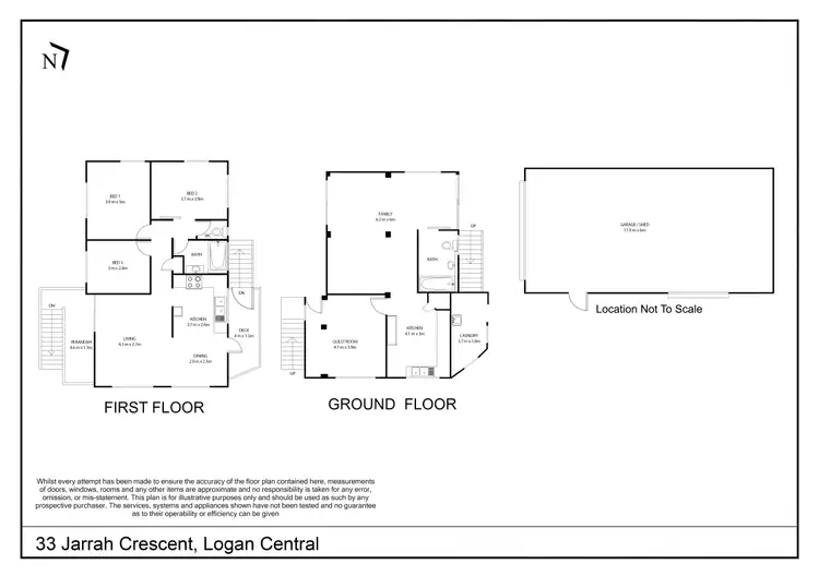 Floorplan of Homely house listing, 33 Jarrah Crescent, Logan Central QLD 4114