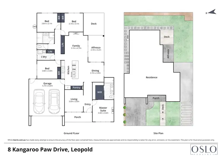 Floorplan of Homely house listing, 8 Kangaroo Paw Drive, Leopold VIC 3224