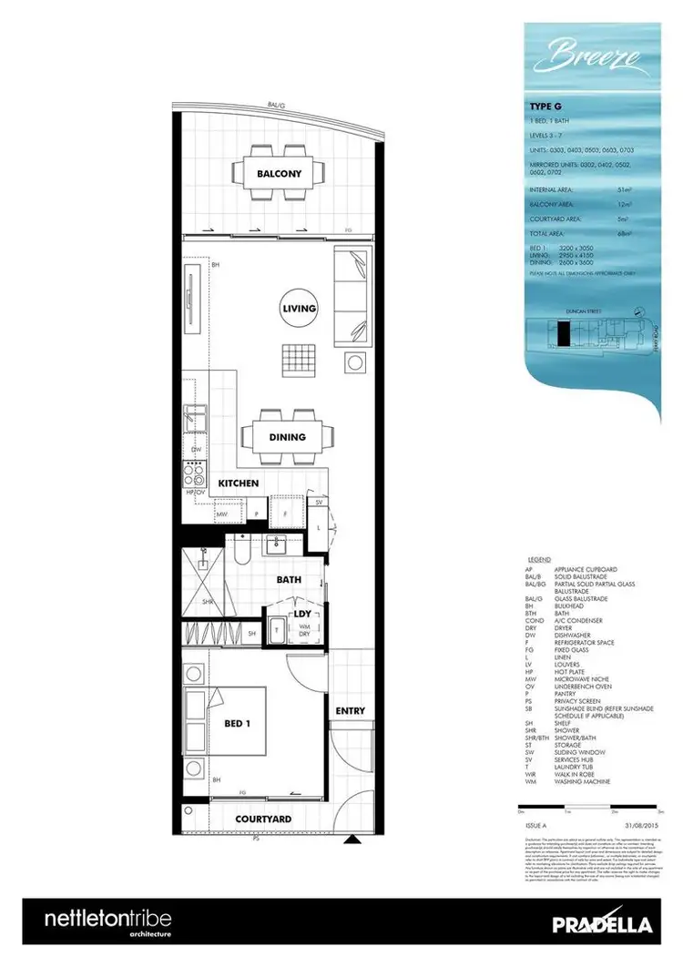 Floorplan of Homely apartment listing, 403/43 Ferry Road, West End QLD 4101