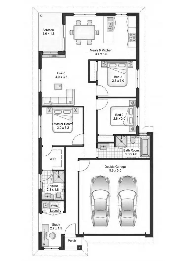 Floorplan of Homely house listing, 43 Neumann Drive, Yarrabilba QLD 4207