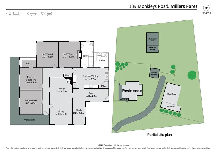 Floorplan of Homely house listing, 139 Monkleys Road, Millers Forest NSW 2324