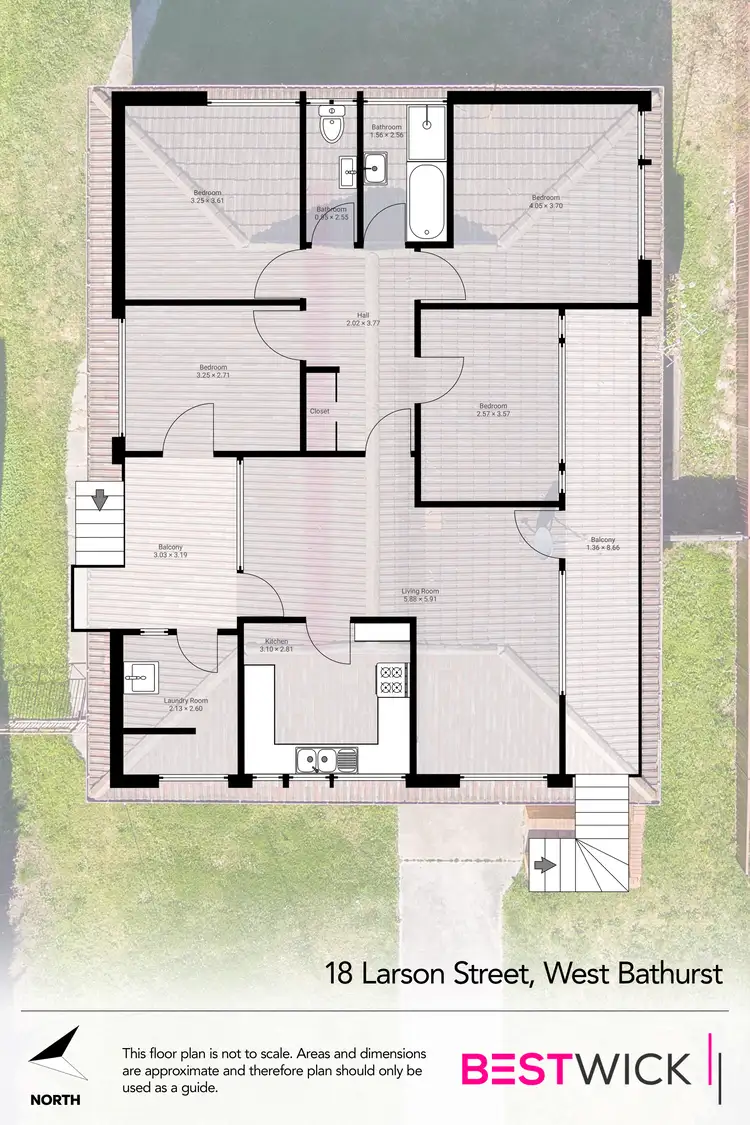 Floorplan of Homely house listing, 18 Larson Street, West Bathurst NSW 2795