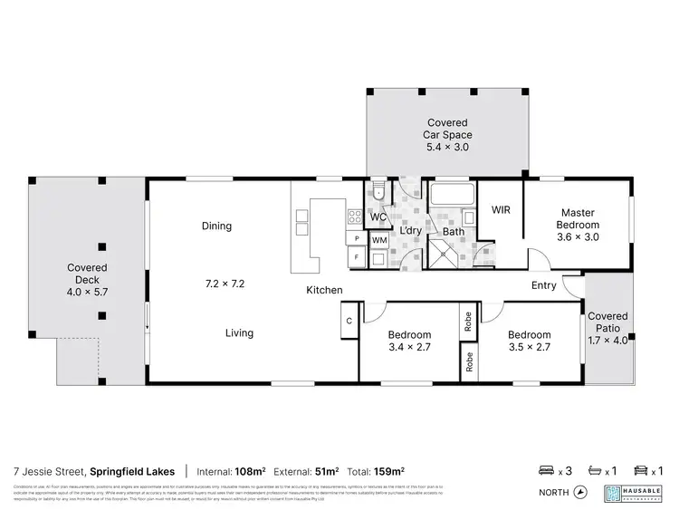 Floorplan of Homely house listing, 7 Jessie Street, Springfield Lakes QLD 4300