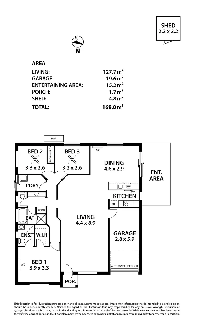 Floorplan of Homely house listing, 8 Paperbark Lane, Murray Bridge SA 5253