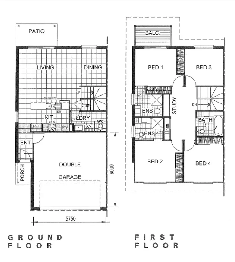 Floorplan of Homely townhouse listing, 2/108 Alma Road, Dakabin QLD 4503