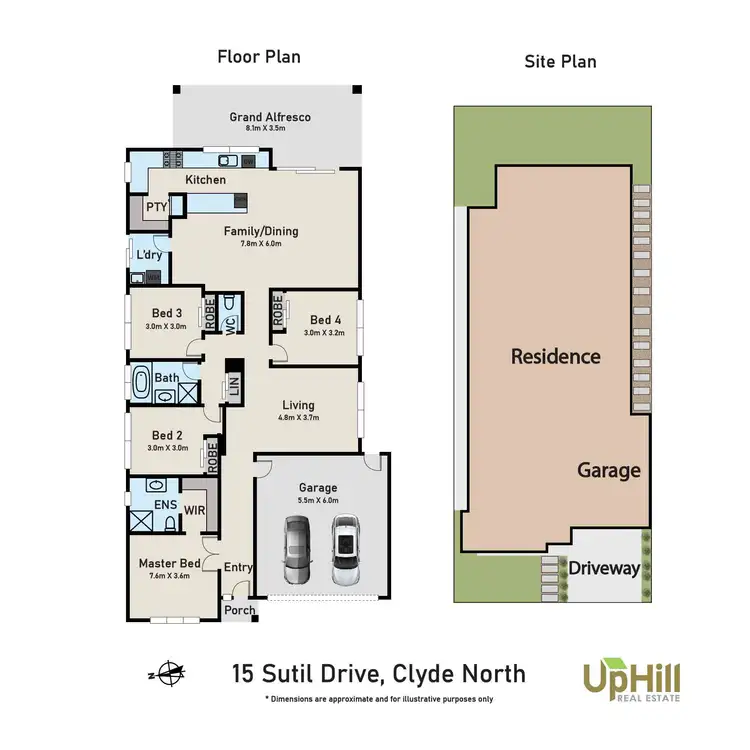 Floorplan of Homely house listing, 15 Sutil Drive, Clyde North VIC 3978