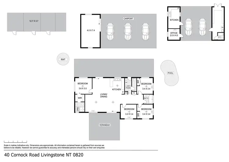 Floorplan of Homely house listing, 40 Cornock Road, Livingstone NT 822