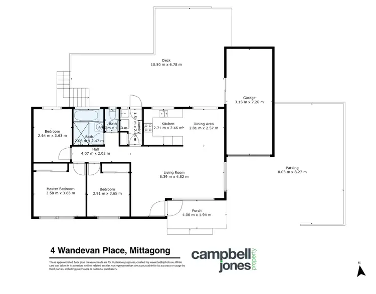 Floorplan of Homely house listing, 4 Wandevan Place, Mittagong NSW 2575