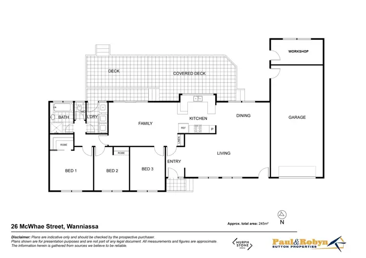 Floorplan of Homely house listing, 26 Mcwhae Circuit, Wanniassa ACT 2903