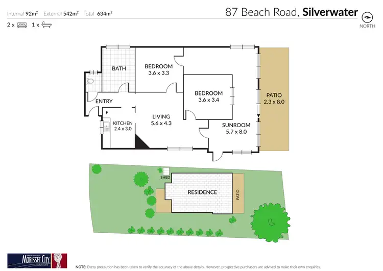 Floorplan of Homely house listing, 87 Beach Road, Silverwater NSW 2264