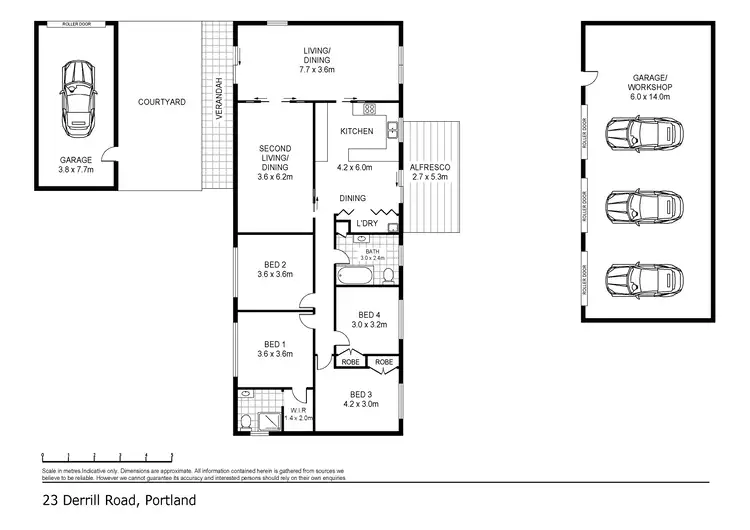 Floorplan of Homely house listing, 23 Derril Road, Portland VIC 3305