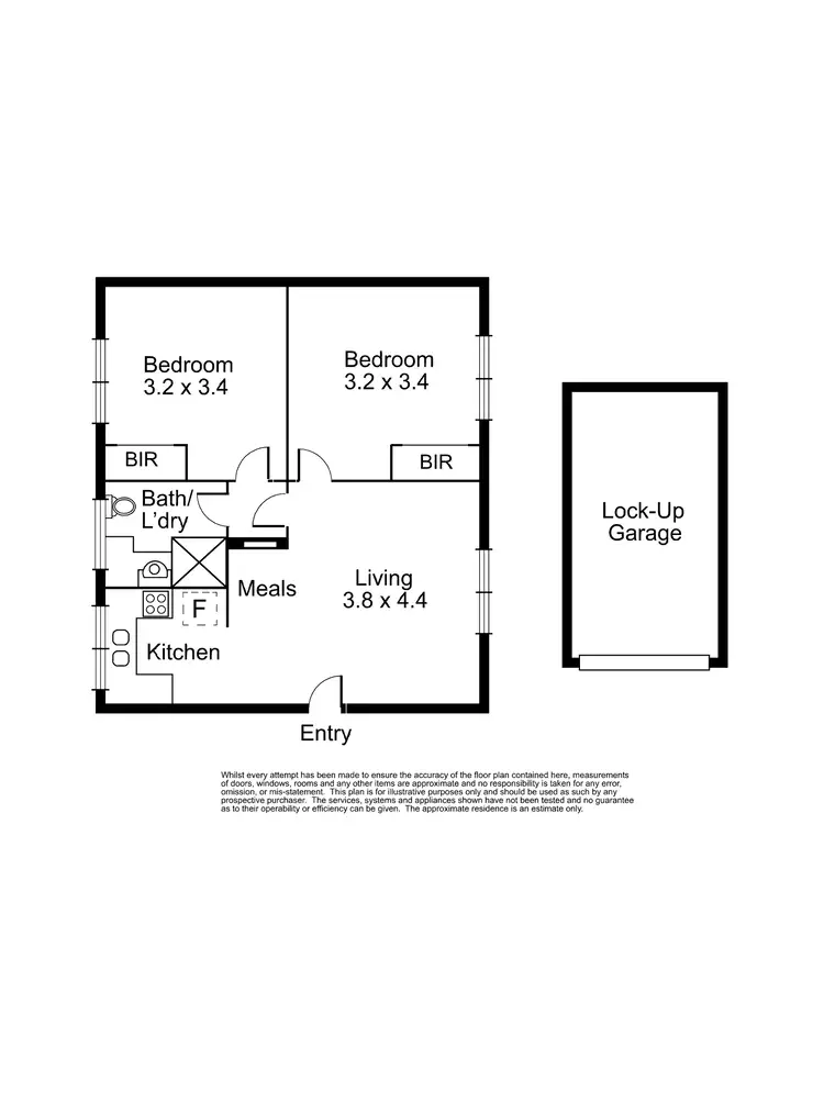 Floorplan of Homely apartment listing, 3/17 Bent Street, Brunswick West VIC 3055