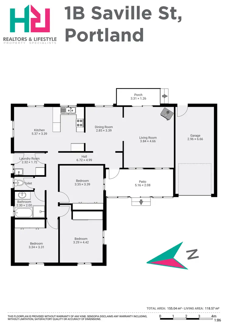 Floorplan of Homely house listing, 1B Saville Street, Portland NSW 2847