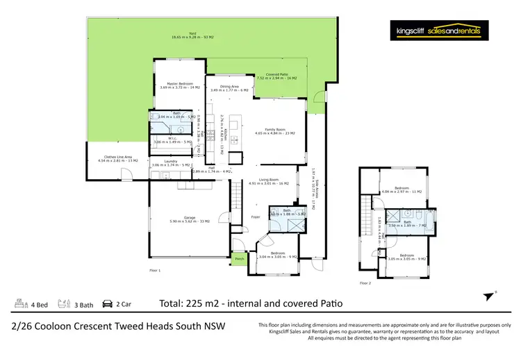 Floorplan of Homely semi-detached listing, 2/26 Cooloon Crescent, Tweed Heads South NSW 2486
