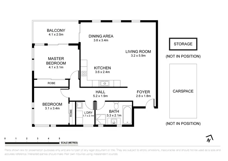 Floorplan of Homely apartment listing, 33/836 Pascoe Vale Road, Glenroy VIC 3046