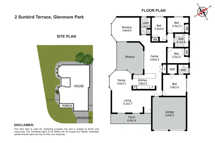 Floorplan of Homely house listing, 2 Sunbird Terrace, Glenmore Park NSW 2745