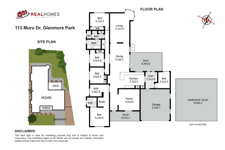 Floorplan of Homely house listing, 113 Muru Drive, Glenmore Park NSW 2745