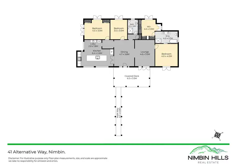 Floorplan of Homely house listing, 41 Alternative Way, Nimbin NSW 2480