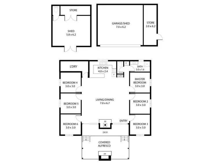 Floorplan of Homely rural property listing, 1B Howqua Hills Track, Howqua Hills VIC 3723