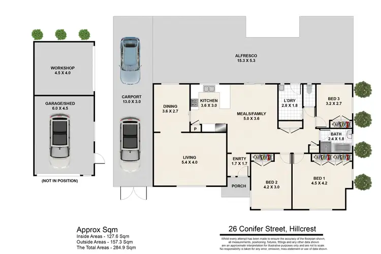 Floorplan of Homely house listing, 26 Conifer Street, Hillcrest QLD 4118