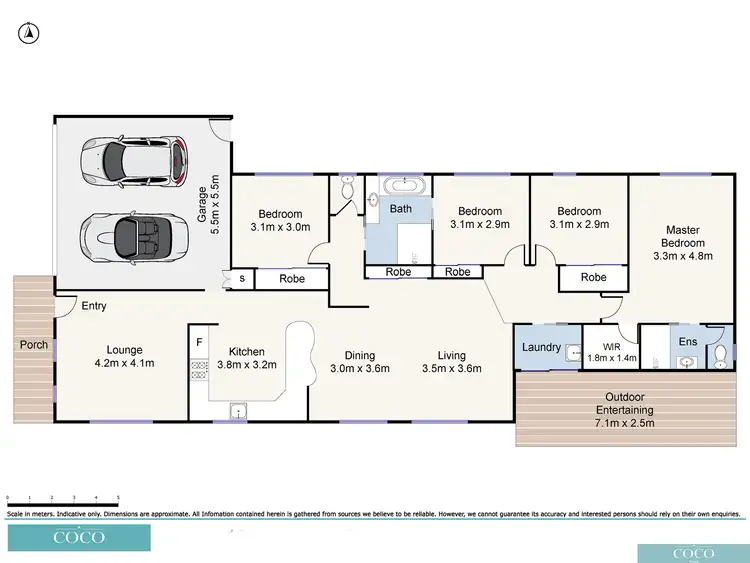Floorplan of Homely house listing, 58 Hannam Crescent, Forest Lake QLD 4078