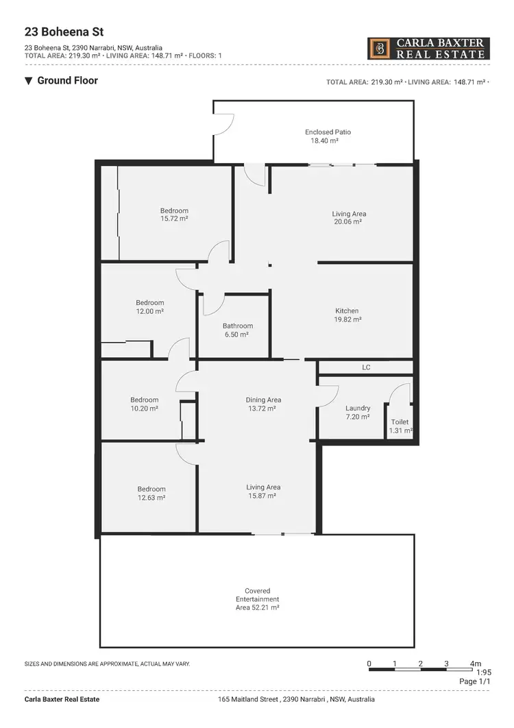 Floorplan of Homely house listing, 23 Boheena Street, Narrabri NSW 2390
