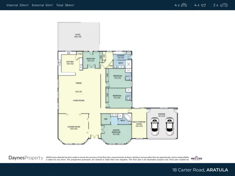 Floorplan of Homely house listing, 18 Carter Road, Aratula QLD 4309