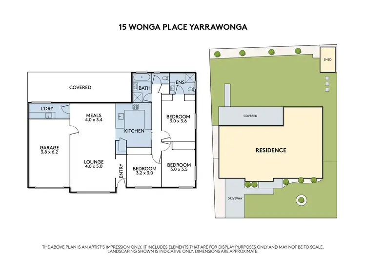 Floorplan of Homely house listing, 15 Wonga Place, Yarrawonga VIC 3730