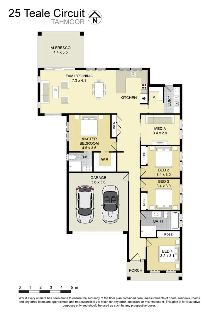 Floorplan of Homely house listing, 25 Teale Circuit, Tahmoor NSW 2573