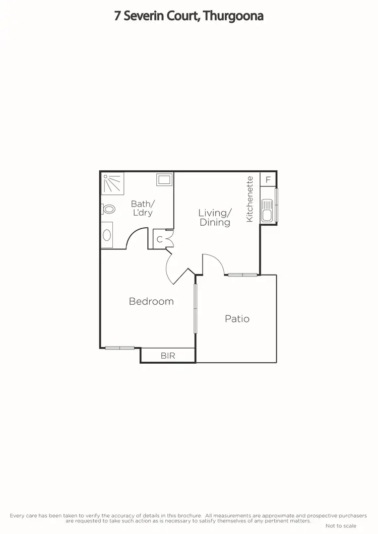 Floorplan of Homely unit listing, 15/7 Severin Court, Thurgoona NSW 2640